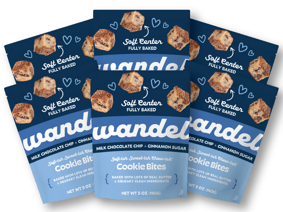 Milk Chocolate Chip + Cinnamon Sugar 5 oz Bites 6 pack